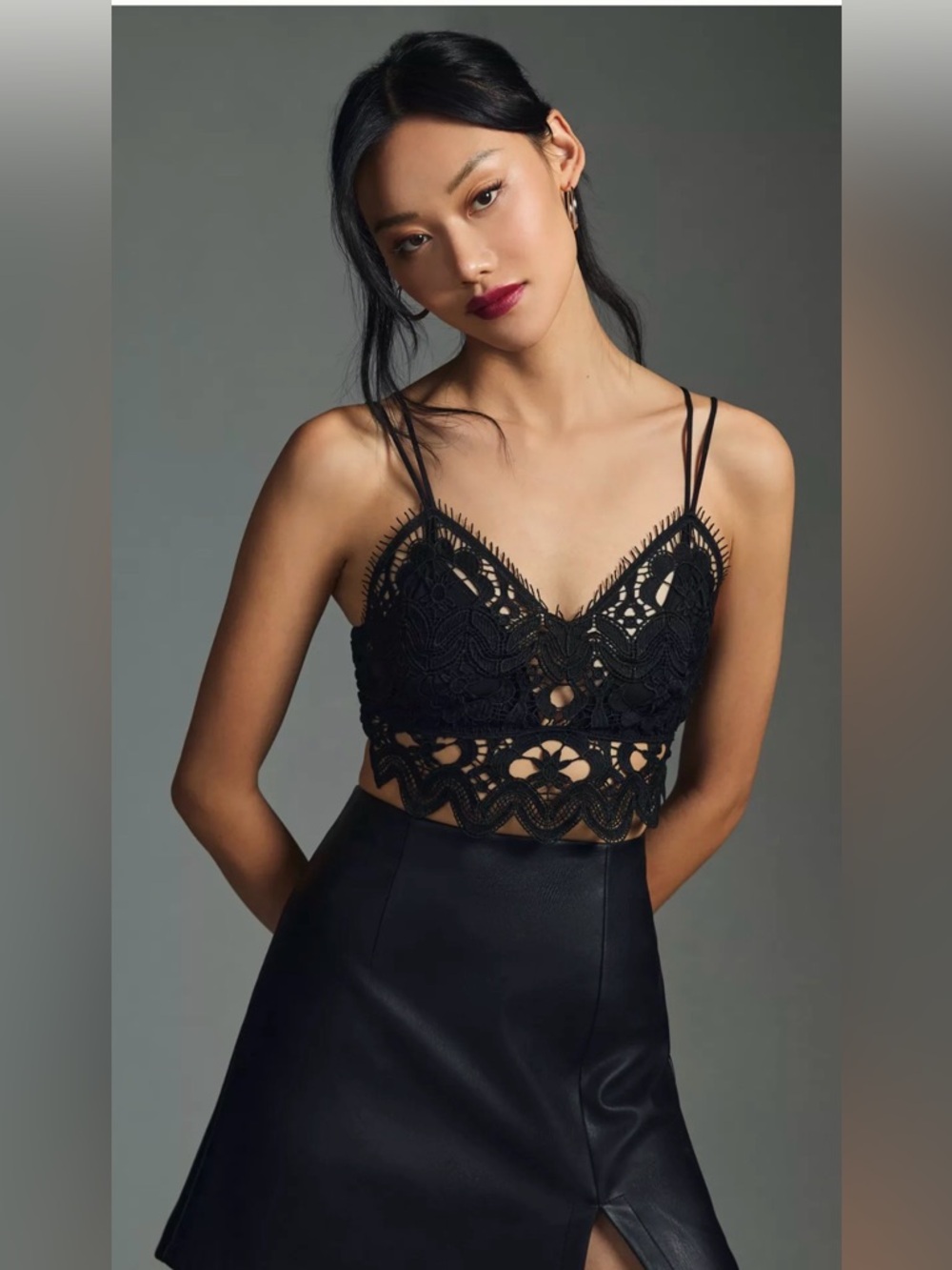 Anthropologie - The Viviette Lace Bra Top in Medium